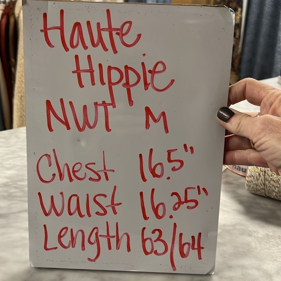 Haute Hippie NWT Green Cap Sleeve Maxi Dress in Green and Cream V-Neckline M - Picture 7 of 11